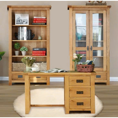 Rustic Oak : Kệ Sách Gỗ Sồi - 90cm